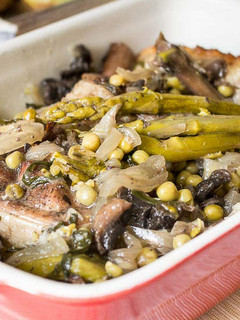 Una foto de Receta de Pavo al horno con verduras