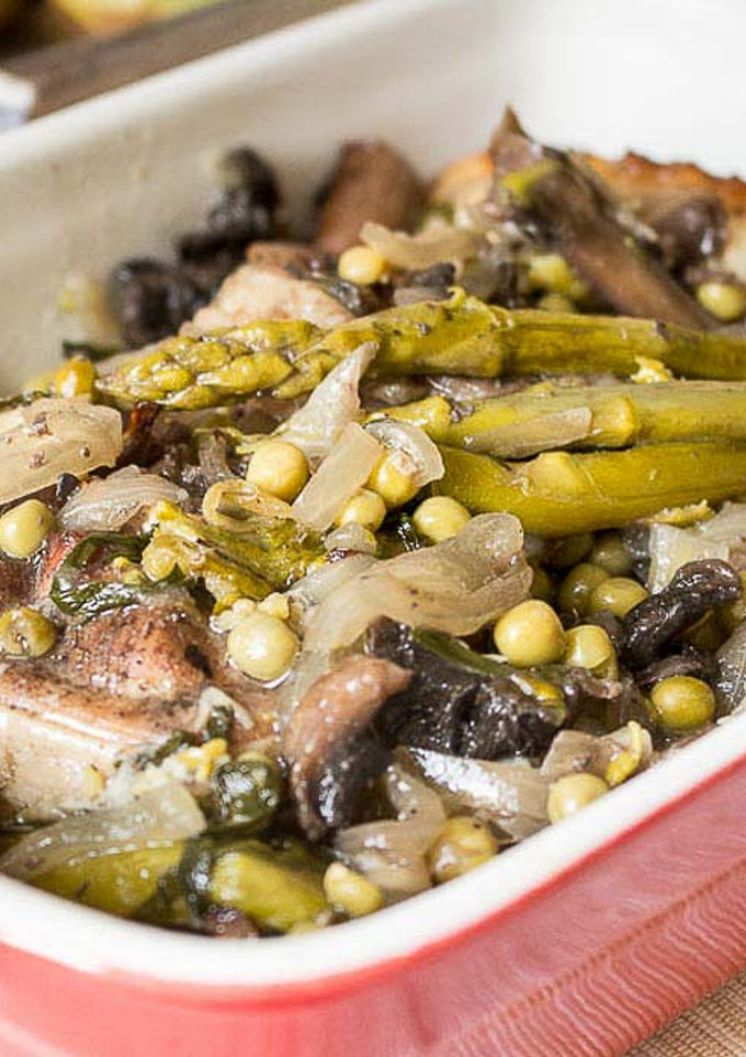 Una foto de Receta de Pavo al horno con verduras