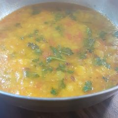 A picture of No onion no garlic tuvar dal.