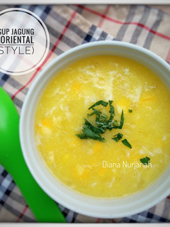 Foto resep Sup Jagung (oriental style)