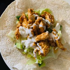 A picture of Simple student tortilla lunch.