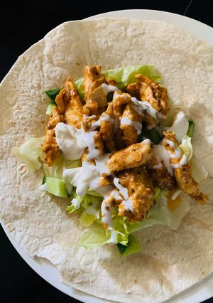 A picture of Simple student tortilla lunch.