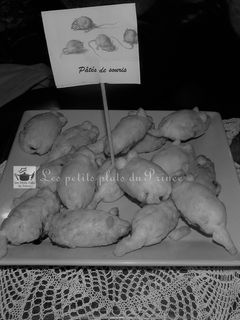 Une photo de Petits pâtés souris pour Halloween