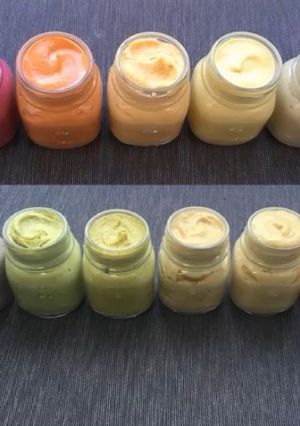 Una foto de Assortit d'Hummus 🍏🍐🍠🥑🌶️🍆