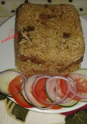 A picture of #Tbt1 pilau mbuzi.