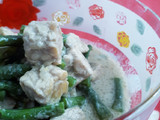 Tempe Semangit Masak Santan Putih Dengan Kacang Panjang