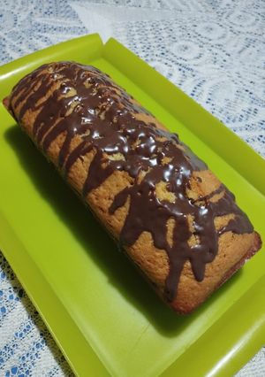 Una foto de Budín de naranja (licor) con chocolate