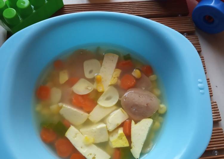 Sayur sop tahu 10m+