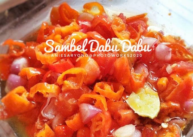 Sambel Dabu Dabu featuring Ikan Bakar