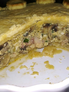 Angol gombás pite recept fotója