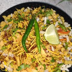 A picture of Healthy Murmura Mothbean Chutney Bhel.