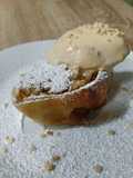 Apfelstrüdel con masa de ensaimada
