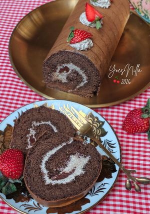 Foto resep Bolu Gulung Cokelat Ekonomis