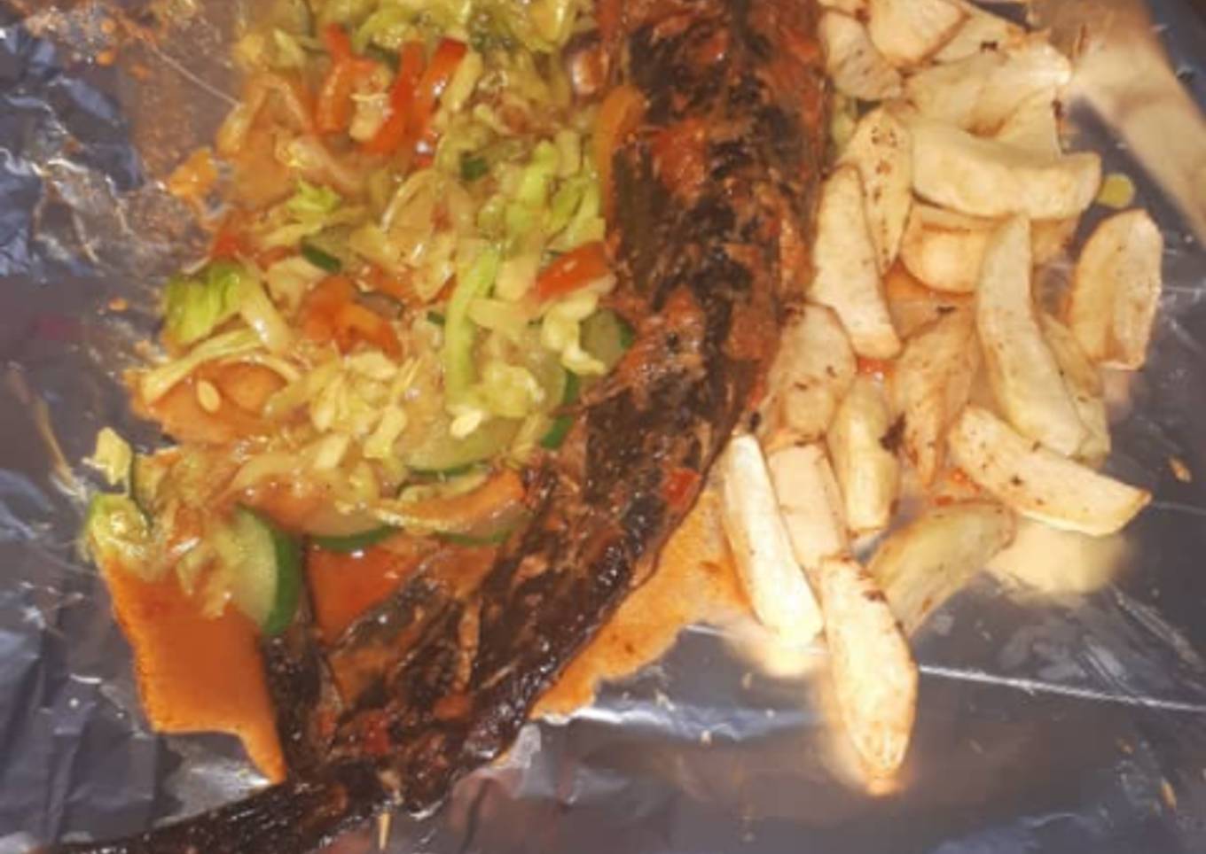 Grilled catfish #3006