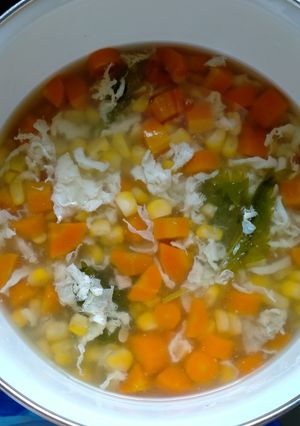 Foto resep Sup Jagung Telur Kribo