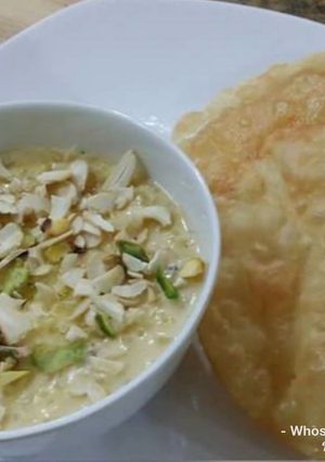 A picture of Whosayna’s Paratha Puri.