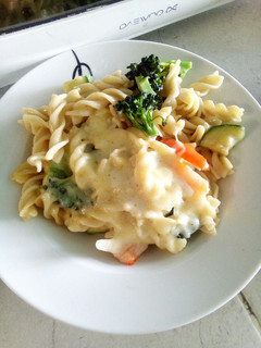Una foto de Pasta calabacín y brócoli
