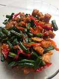 Tempe orek kacang panjang