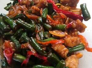 Foto resep Tempe orek kacang panjang