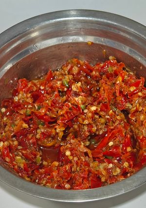 Foto resep Sambal balado minang