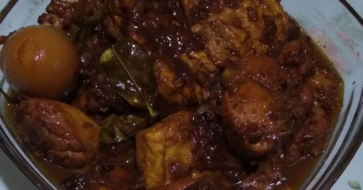 Semur Ayam Tahu Telur