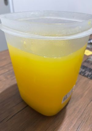 Una foto de Agua de piña (Fácil y rápida)