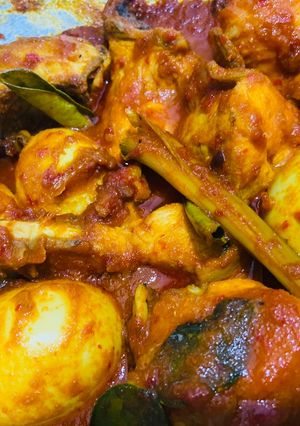 Foto resep Ayam Telur Bumbu Rujak