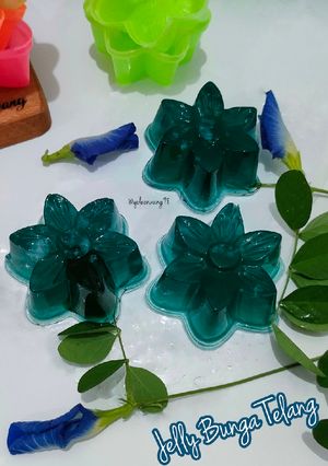 Foto resep Jelly Bunga Telang
