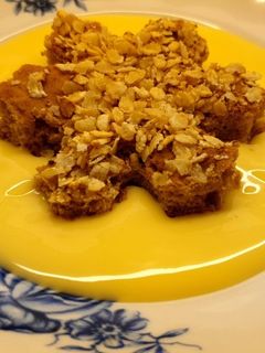 Almás kavart sütemény vanília pudinggal glutén- és laktózmentesen recept fotója