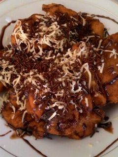 Foto resep Pisang kepok hujan coklat-keju