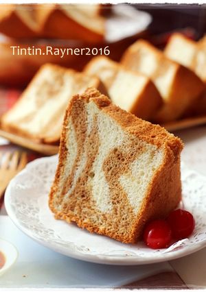 Foto resep Chiffon Marble Vanilla Mocca Super Lembutt dan Moist