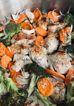 A picture of Baked Chicken ❦.