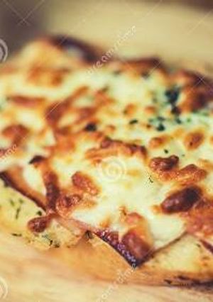 Una foto de Pizza de pan