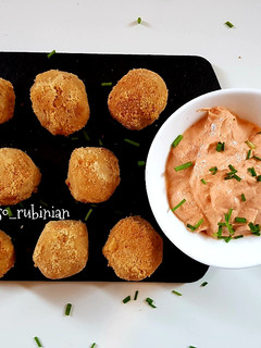 Foto di Polpette di ceci e yogurt fatto con abbattitore