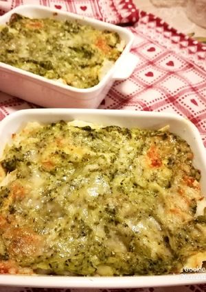 Foto di Lasagne di pane carasau con broccoli