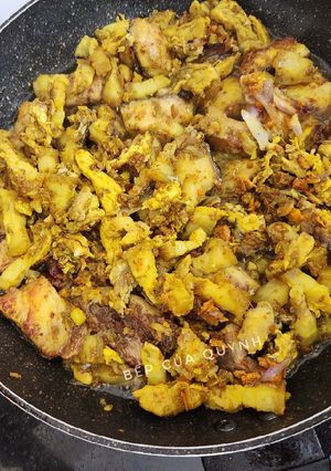 Hình của món Cá lóc phi lê om nghệ.
