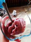 Helado casero frutos del bosque