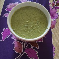 A picture of Leftover Dhokla chutney.