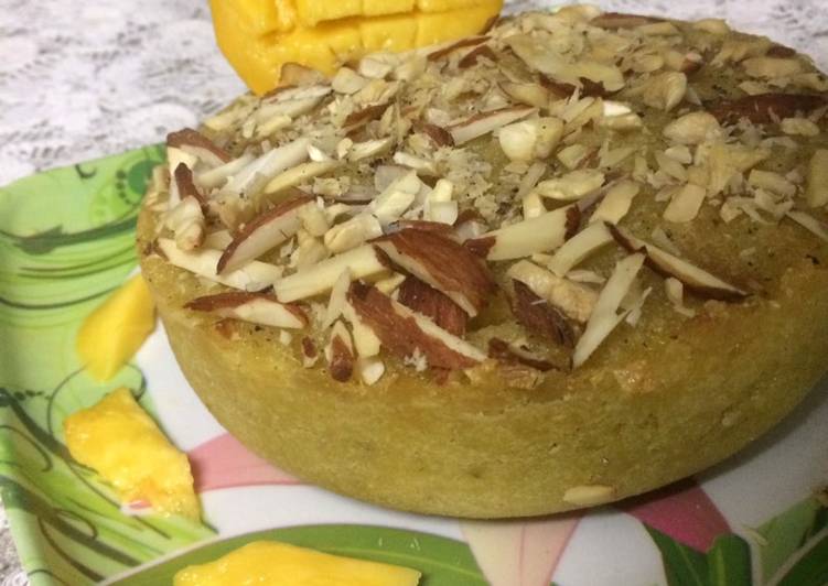 Sooji Mango Cake