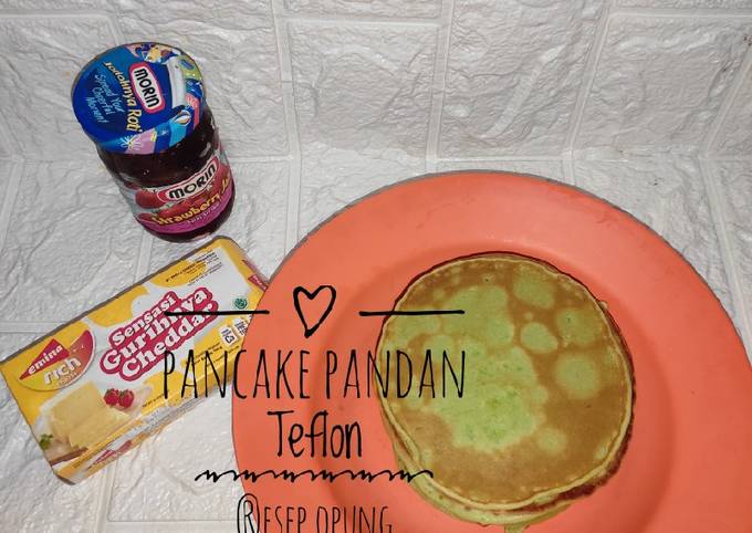 Panduan Masakan Resep Pancake pandan teflon