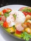 Avocado Boat Salad & Egg ไข่ดาวน้ำ&สลัดถั่วลูกไก่ในอะโวคาโด 🥑