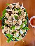Nghêu Hấp Thái Siêu Cay (Nhiều Xả & Húng)