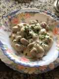 Salsa blanca para ñoquis