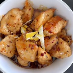 A picture of Lemon Honey Garlic Chicken.