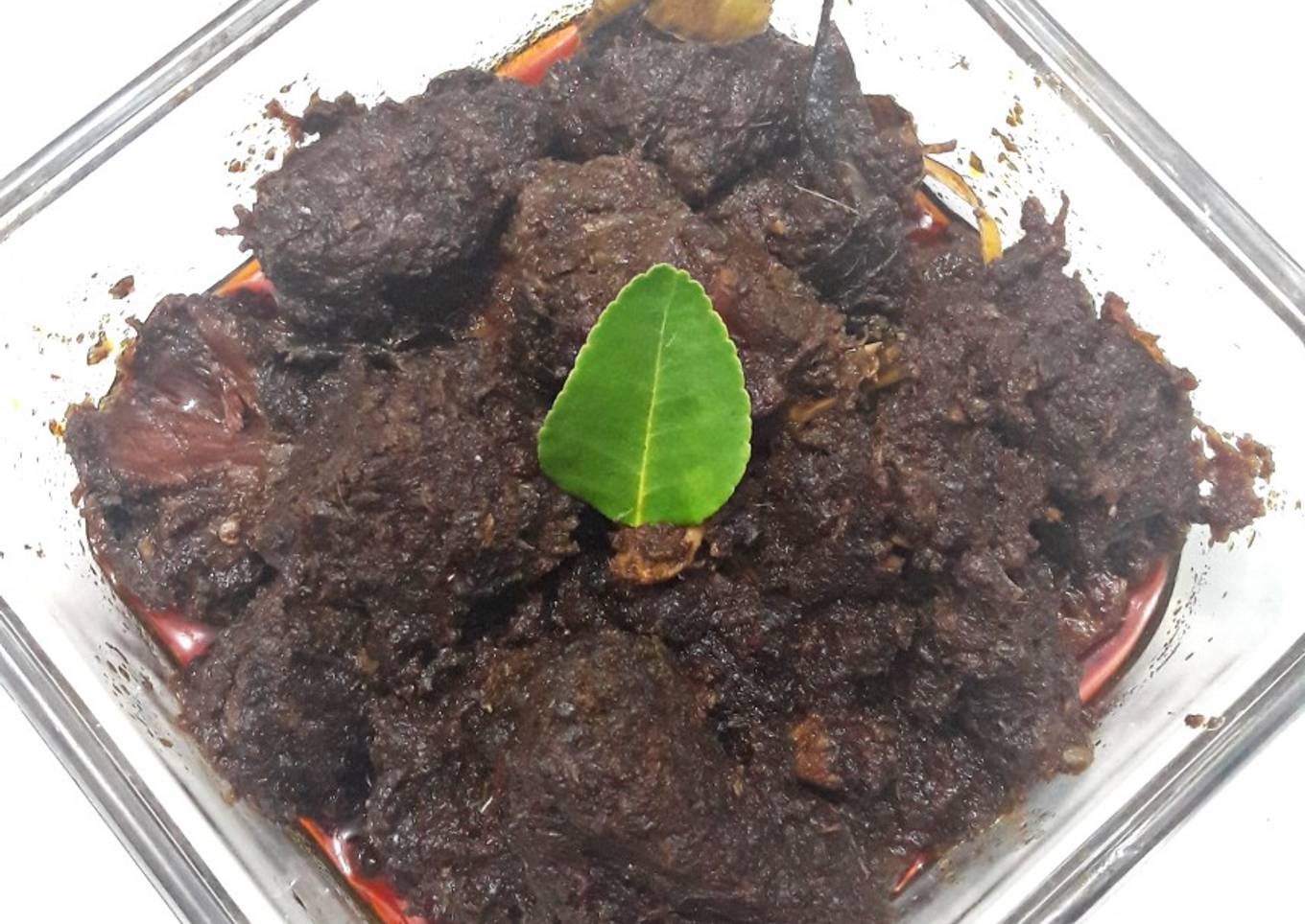 Tanpa presto rendang indofood pedas (cepat empuk)