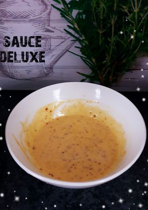 Une photo de Sauce deluxe pour hamburger 😋