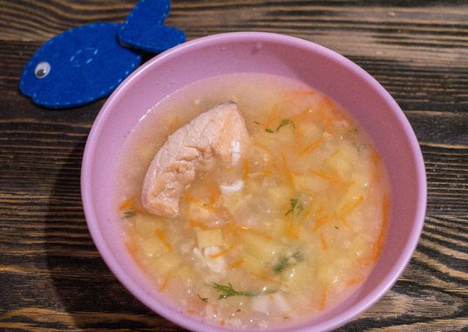Сливочный суп из семги , пошаговый рецепт на ккал, фото, ингредиенты - Василий