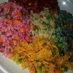 Colorful fried rice A picture of Colorful fried rice.