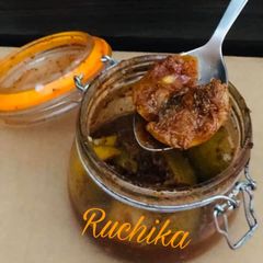 A picture of Sweet and Sour Lemon Pickle.