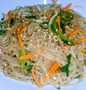 Easy Way Make Recipe Jap Chae (stir fried sweet potato glass noodles) that is Delicious, Perfect}